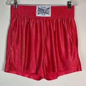 Everlast Shorts Size Medium Red Athletic Gym Workout Fitness Boxing Sportswear